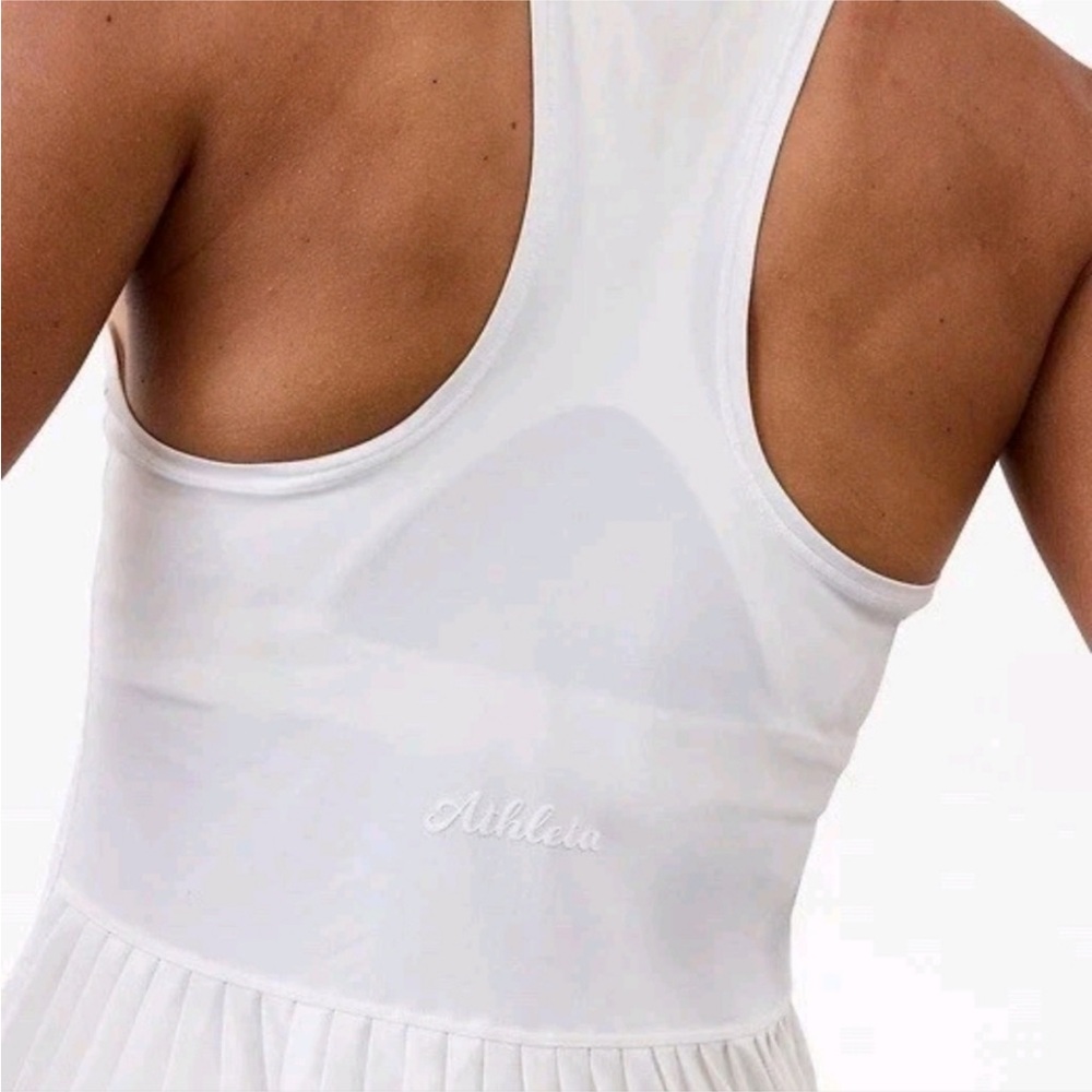 NWT Match Point Pleated Dress White Athletic Dress - Picture 3 of 13